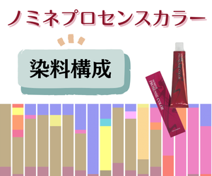 ノミネプロセンスカラー染料構成