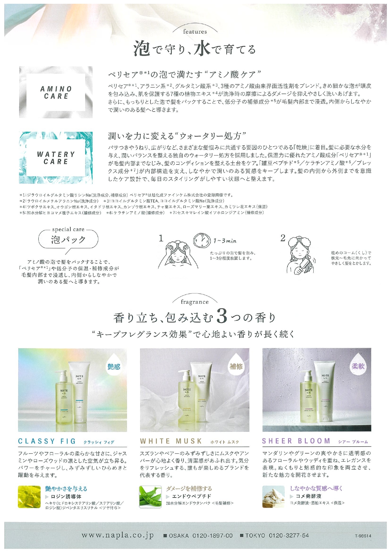 NOTE by N. 成分説明