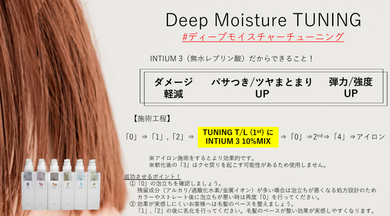 ディープモイスチャーチューニング 施術マニュアル